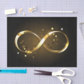 Golden Infinity Symbol Seidenpapier (Handwerk)