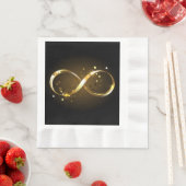 Golden Infinity Symbol Serviette (Beispiel)