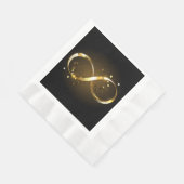 Golden Infinity Symbol Serviette (Ecke)
