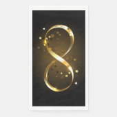 Golden Infinity Symbol Serviette (Vorderseite)