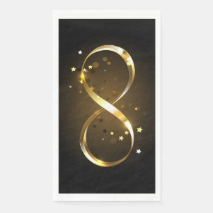 Golden Infinity Symbol Serviette