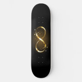 Golden Infinity Symbol Skateboard (Vorderseite)