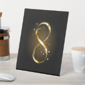 Golden Infinity Symbol Sockelschild (In SItu)