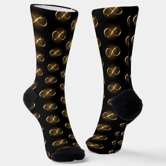 Golden Infinity Symbol Socken (Gewinkelt)