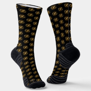 Golden Infinity Symbol Socken
