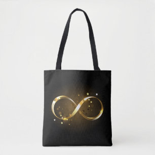 Golden Infinity Symbol Tasche