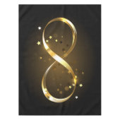 Golden Infinity Symbol Tischdecke (Vorderseite)