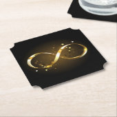 Golden Infinity Symbol Untersetzer (angewinkelt)