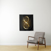 Golden Infinity Symbol Wandteppich (Beispiel)