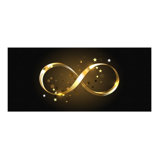 Golden Infinity Symbol Werbekarte (Vorne)