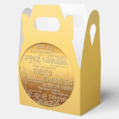 Golden International Christmas Grußbox Geschenkschachtel (Geöffnet)