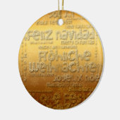 Golden International Weihnachten Navidad Ornament (Links)