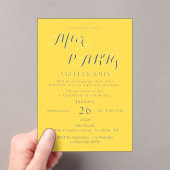 Golden invitation card acryleinladungen (Insitu (Handheld))