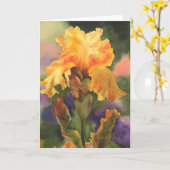 Golden Iris Karte (Gelbe Blume)