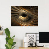 "Golden Iris" Poster (Heimbüro)