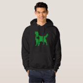 golden Irish C St Patrick Day Leprechaun Dog Hoodie (Vorne ganz)