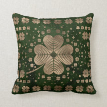 Golden Irish Kleeblatt Vierblatt Klee