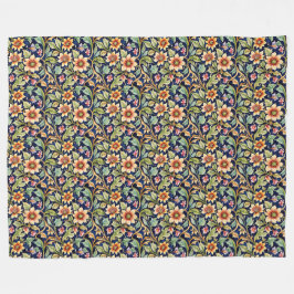 Golden Islamic Style Blume Fleecedecke
