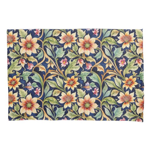 Golden Islamic Style Blume Kissenbezug (Vorderseite)