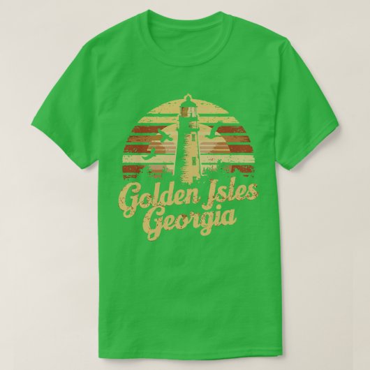 Golden Isles Georgia Vintag TShirt (Design vorne)