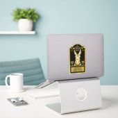 Golden Jackass Award Aufkleber (Laptop auf Schreibtisch)