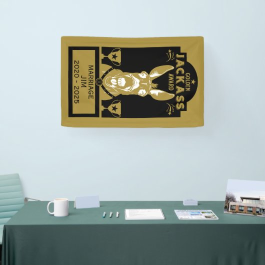 Golden Jackass Award Banner (Messe)