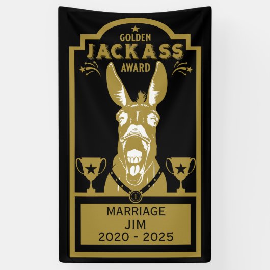 Golden Jackass Award Banner (Vertikal)