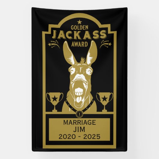 Golden Jackass Award Banner (Vertikal)