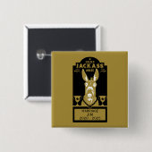 Golden Jackass Award Button (Vorne & Hinten)