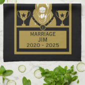 Golden Jackass Award Geschirrtuch (Gefaltet)