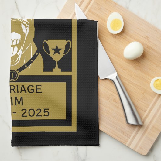 Golden Jackass Award Geschirrtuch (Viertel Falte)