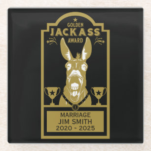 Golden Jackass Award Glasuntersetzer