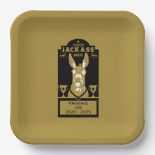 Golden Jackass Award Pappteller