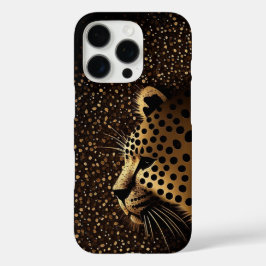 Golden Jaguar Pattern           iPhone 16 Pro Hülle