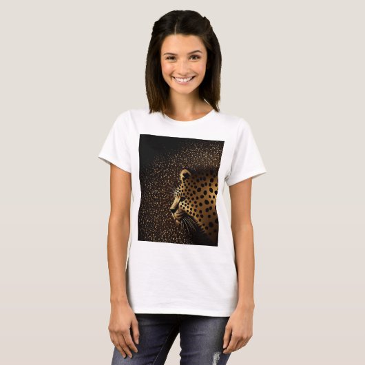 Golden Jaguar Pattern            T-Shirt (Vorne ganz)