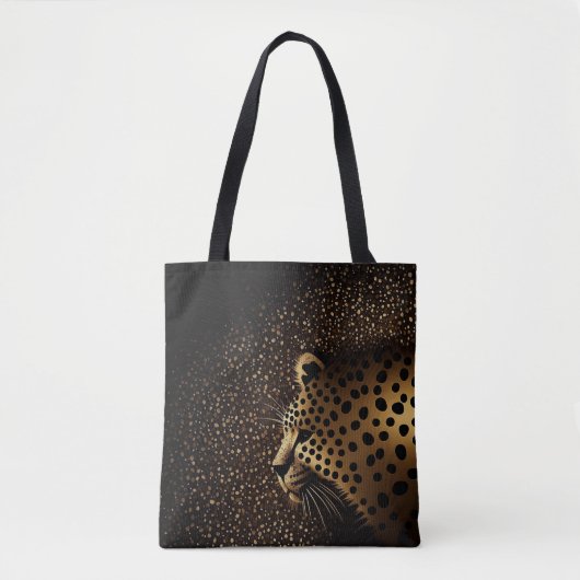 Golden Jaguar Pattern            Tasche (Vorderseite)