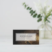 Golden Jaguar Pattern           Visitenkarte (Stehend Vorderseite)