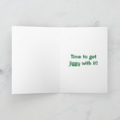 Golden Jig St. Patrick's Day Karte (Innenseite)