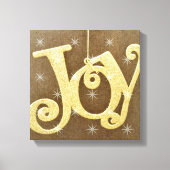 Golden Joy Christmas Canvas Print Leinwanddruck (Vorderseite)