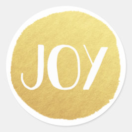 Golden Joy Holiday Sticker