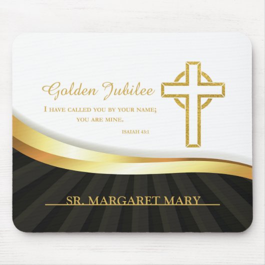 Golden Jubilee, 50-jähriges Jubiläum Nun Mousepad (Vorne)