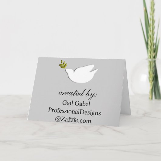 "Golden Jubilee Card" der katholischen Nun Karte (Rückseite)