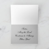 "Golden Jubilee Card" der katholischen Nun Karte (Innenseite)