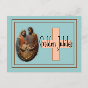 Golden Jubilee Geschenke für Nonnen Postkarte