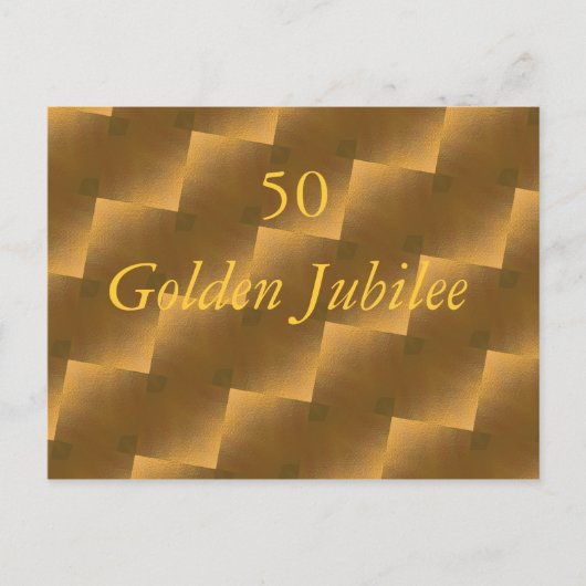 Golden Jubilee Postkarte (Vorderseite)