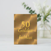 Golden Jubilee Postkarte (Stehend Vorderseite)