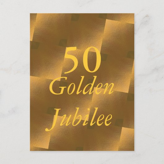 Golden Jubilee Postkarte (Vorderseite)