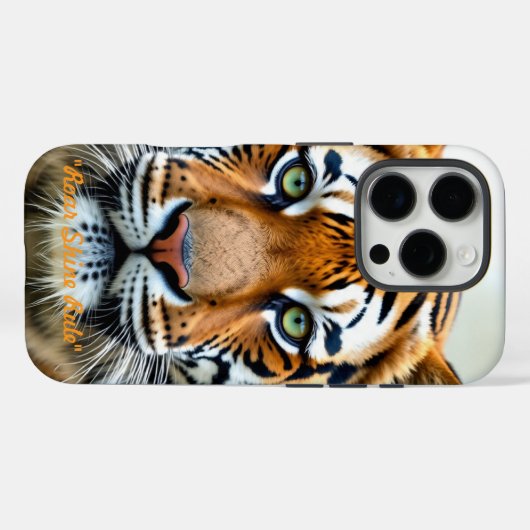 "Golden Jungle King" Case-Mate iPhone Hülle (Rückseite (Horizontal))