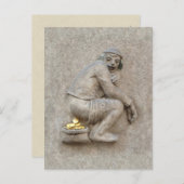 Golden Kack ~ Postkarte / Einladung (Vorne/Hinten)