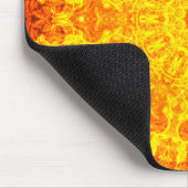 Golden Kaleidoscopic Mandala Art Mousepad (Ecke)